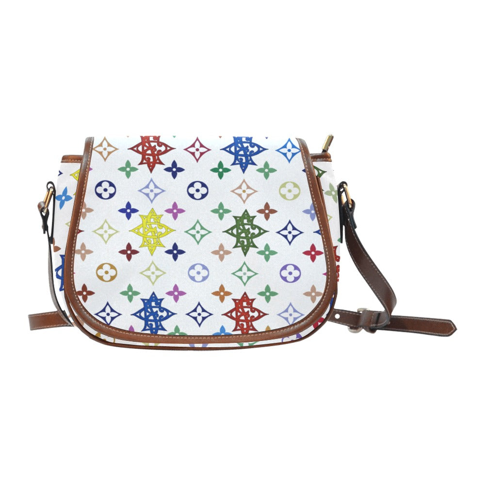 Kaia O.E.S ColorBurst Saddle Bag
