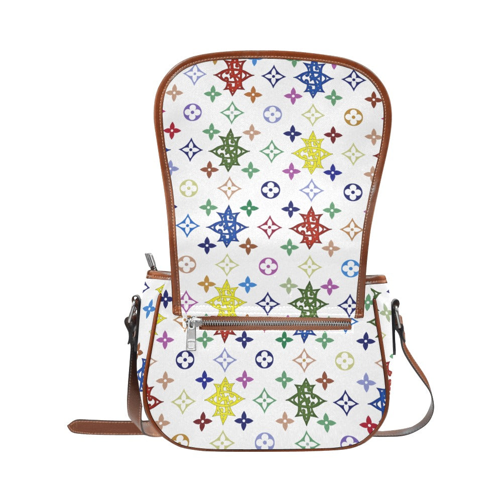 Kaia O.E.S ColorBurst Saddle Bag