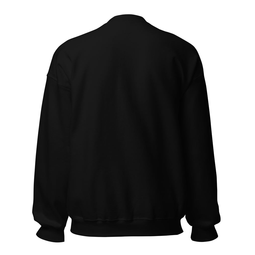 Black crew neck on a white background