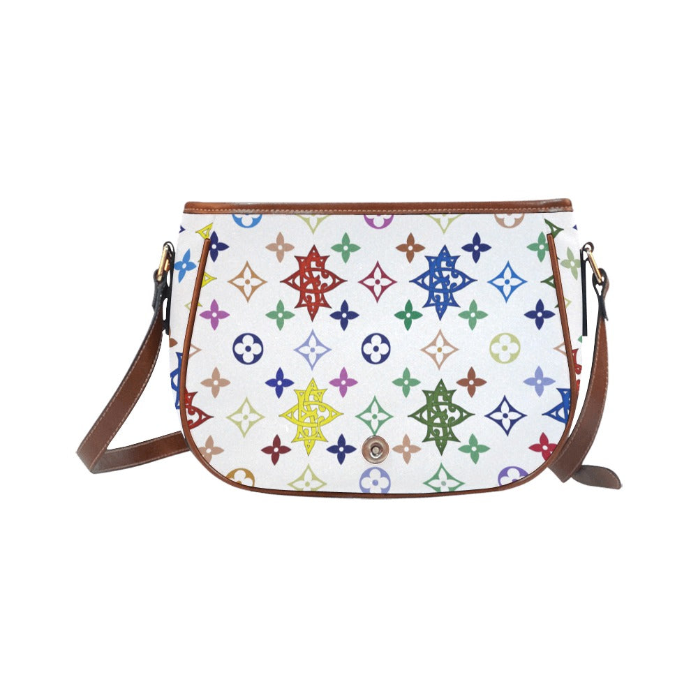 Kaia O.E.S ColorBurst Saddle Bag