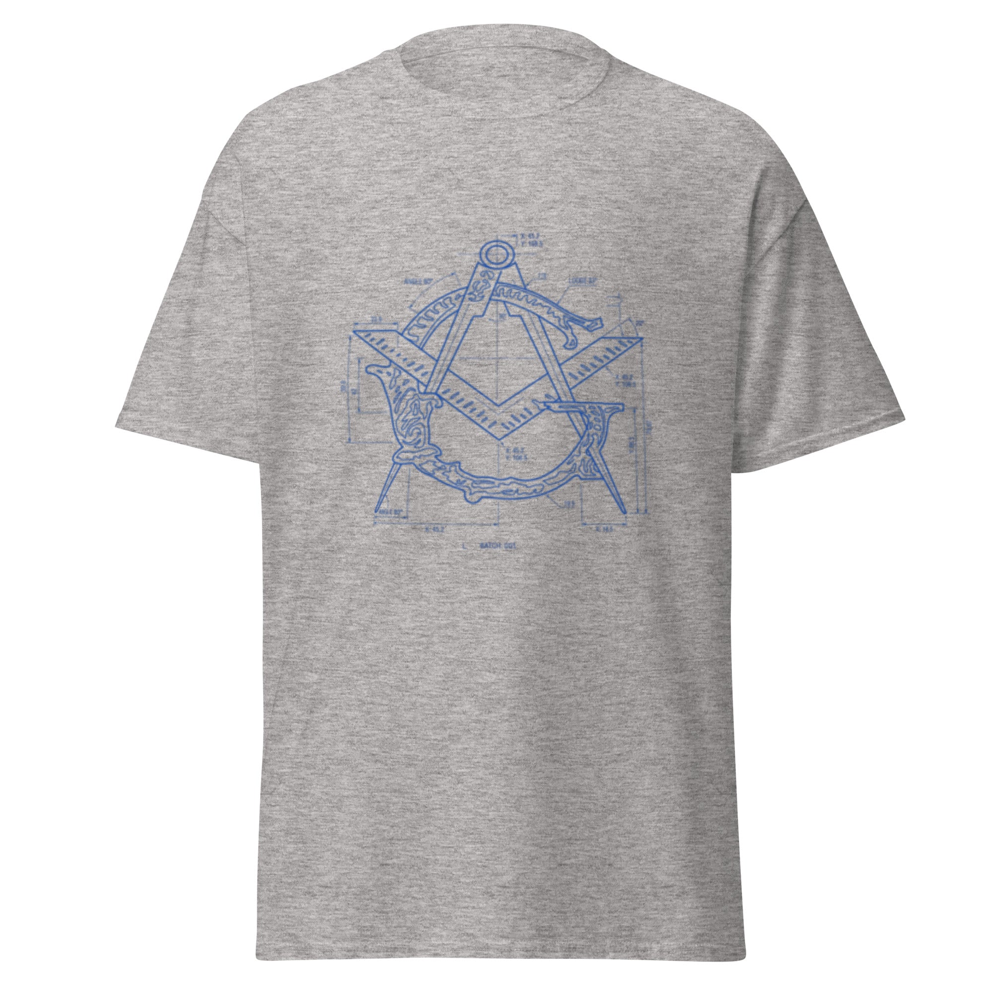 The Blueprint Tee in sport grey product photo.